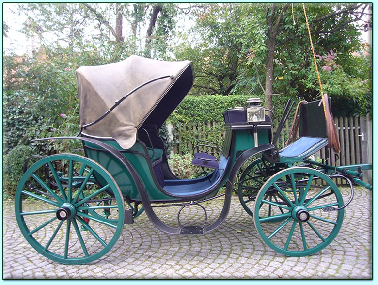 grüner Mylord der Kutscherei Hans Holzmann in München